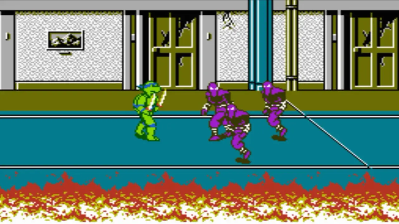 Teenage Mutant Hero Turtles II: The Arcade Game (NES)